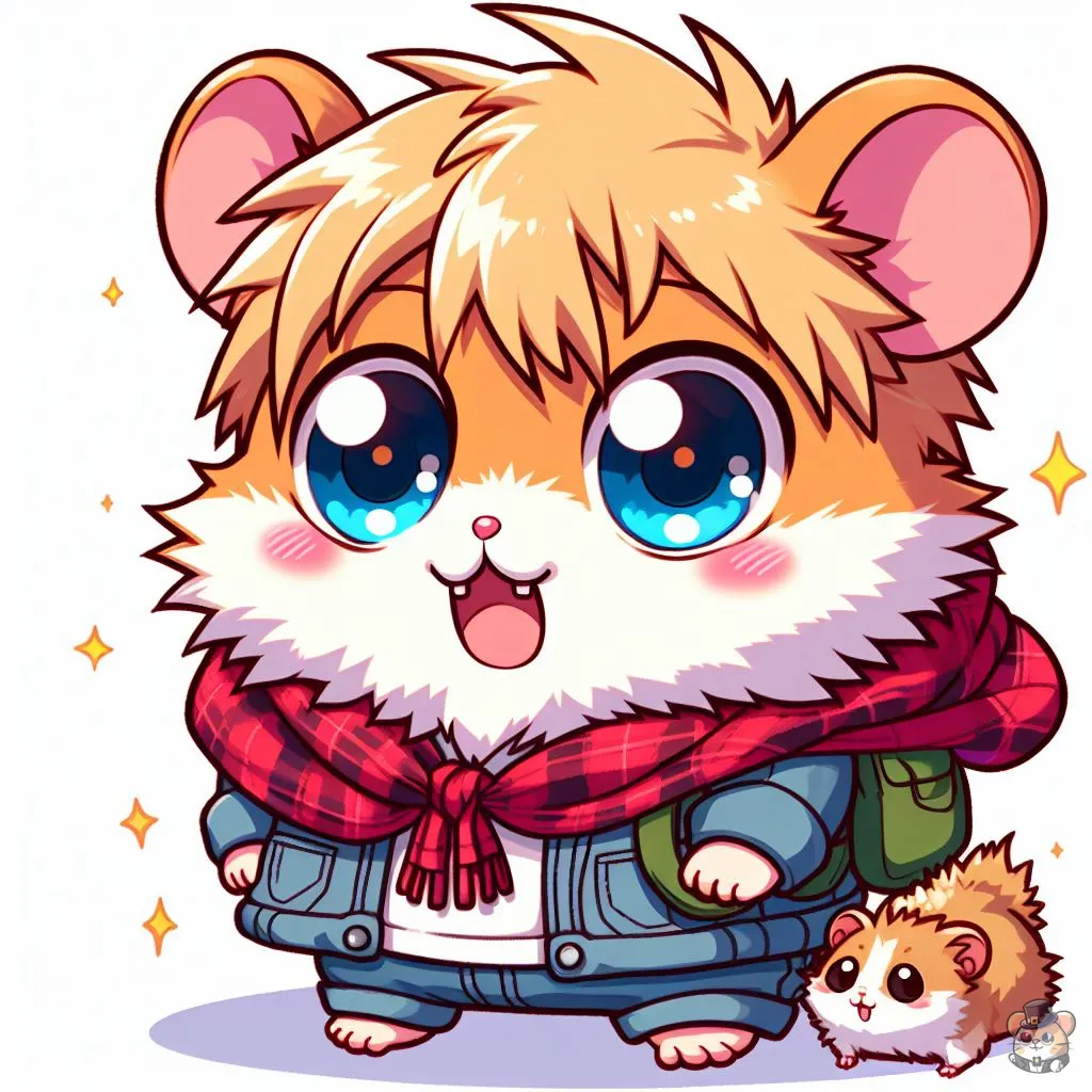 a picture of a hamster with big bulging eyes.